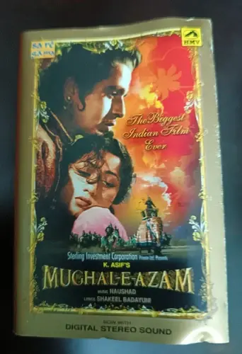 Thumbnail: INDIA VINTAGE FILM SONGS AUDIO CASSETTES LOT OF 3 CLASSIC MOVIE MUGHAL-E-AZAM