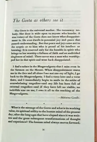 Thumbnail: INDIA SPIRITUAL: THE HOLY GEETA COMMENTARY BY SWAMI CHINMAYANANDA PAGES 1133 HC