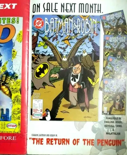 Thumbnail: INDIA PRINT GOTHAM DC VINTAGE BATMAN & ROBIN ADVENTURE # 1 FIRST ISSUE 1996