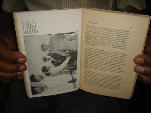 Thumbnail: CRICKET - PORTRAIT OF INDIAN CAPTAINS DR. NAROTTAM PURI 1975 P 193 ILLUSTRATED