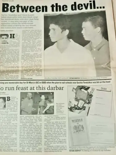 Thumbnail: MID DAY NEWSPAPER 2003 WE DELIVER SACHIN PAGES 24 ALL ABOUT SACHIN TENDULKAR