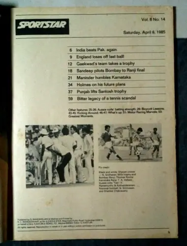Thumbnail: INDIA RARE THE SPORTSTAR MAGAZINE 1985, 1994  KAPIL DEV SPECIAL , LOT OF TWO