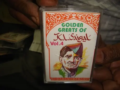 Thumbnail: INDIA RARE  : GOLDEN GREATS OF  K. L. SAIGAL A SET OF 5 AUDIO CASSETTES