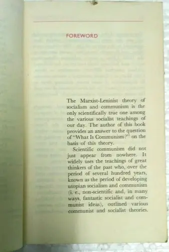 Thumbnail: ABC OF SOCIAL AND POLITICAL KNOWLEDGE WHAT IS COMMUNISM BY KHARIS SABIROV 1987