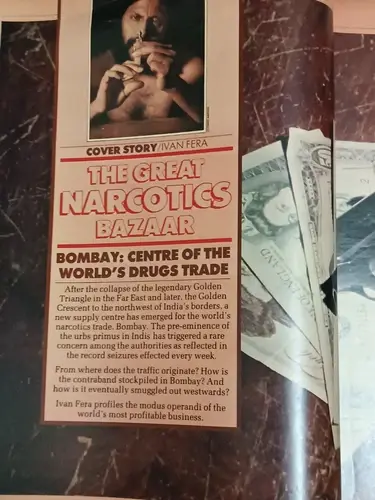 Thumbnail: THE ILLUSTRATED WEEKLY OF INDIA 1986 NARCOTICS, PUNJAB, SUNIL-KAPIL, KAHLON FACT
