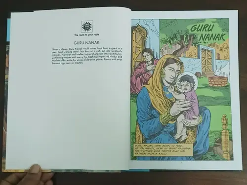 Thumbnail: AMAR CHITRA KATHA IN COMICS & IN ENGLISH 5-IN-1 FAMOUS SIKH GURUS ILLUSTRATED HC