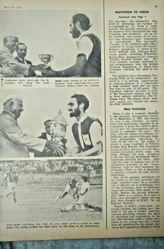 Thumbnail: SPORT & PASTIME INDIA RARE MAGAZINE 20  APR 1968  CRICKETS, ATHLETICS , HOCKEY