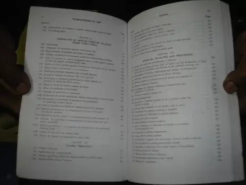 Thumbnail: THE MOTOR VEHICLES ACT 1988 - PAGES 173 , THE CENTRAL MOTOR VEHICLES RULES 1989