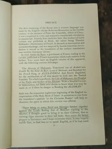 Thumbnail: THE KORAN INTERPRETED BY ARTHUR J. ARBERRY VOL I SURAS I-XX FIRST PUBLISHED 1955
