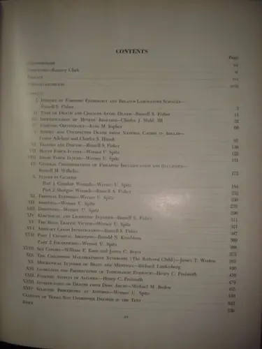 Thumbnail: INDIA - MEDICOLEGAL INVESTIVATION OF DEATH WERNERU. SPITZ & RUSSELL S. FISHER