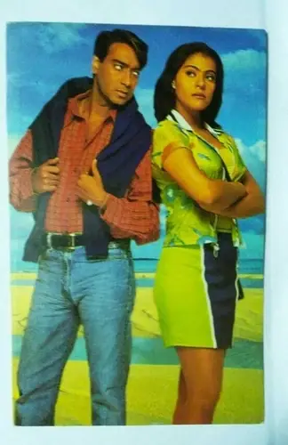 Thumbnail: INDIA RARE PICTURE POSTCARD KAJOL , AJAY , SRK  , SANJAY BOLLYWOOD 12 IN ONE LOT