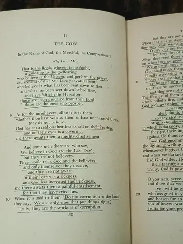 Thumbnail: THE KORAN INTERPRETED BY ARTHUR J. ARBERRY VOL I SURAS I-XX FIRST PUBLISHED 1955