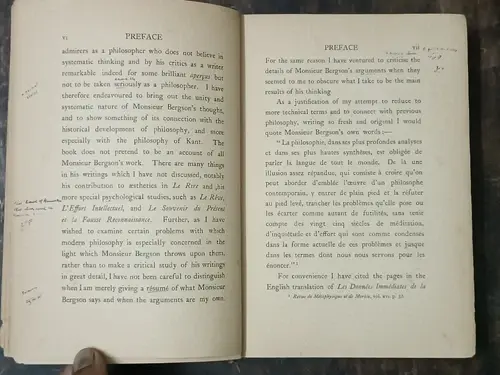 Thumbnail: THE PHILOSOPHY OF BERGSON BY A.D. LINDSAY NOV 1911 HB ENGLISH