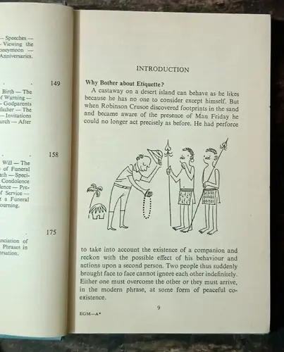 Thumbnail: TEACH YOURSELF BOOK: ETIQUETTE AND GOOD MANNERS BY W. S. NORMAN 1sT PRINTED 1958