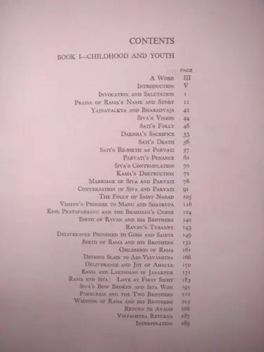 Thumbnail: INDIA HINDU RELIGIOUS - THE RAMAYANA OF TULSIDAS BY THE REV. A. G. ATKINS VOL I