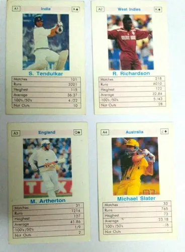 Thumbnail: INDIA 1996 SUPER TOP TRUMP CRICKET CARD 33 CARDS  ODI DATA , SACHIN TENDULKAR*