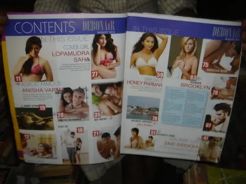 Thumbnail: INDIA - DEBONAIRE MAGAZINE [ 6 ] , FHM [ 1 ] -     2013   - 7  IN 1 LOT