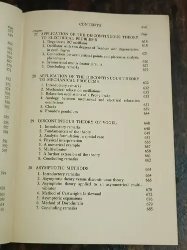 Thumbnail: NON LINEAR OSCILLATIONS BY NICHOLAS MINORSKY PRINTED IN 1969 ENGLISH, HB