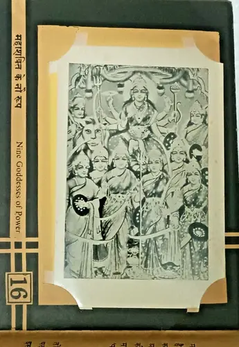 Thumbnail: INDIA VINTAGE MATA VAISHNO DEVI YATRA & SHRINE PHOTO ALBUM W/ STORY B/W 16 HINDI