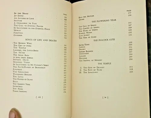 Thumbnail: INDIA RARE BOOK: THE SCEPTRED FLUET SONGS OF INDIA BY SAROJNI NAIDU ENGLISH, HC