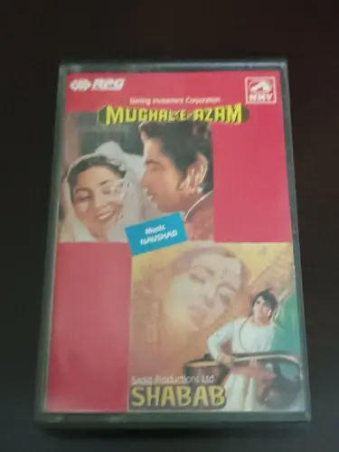 Thumbnail: INDIA VINTAGE FILM SONGS AUDIO CASSETTES LOT OF 3 CLASSIC MOVIE MUGHAL-E-AZAM