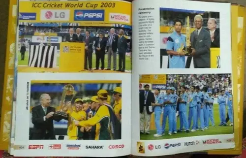 Thumbnail: INDIA RARE PICTORIAL TRIBUTE TO WORLD CUP BY CRICKET BHARTI 865 PHOTO 1987- 2003