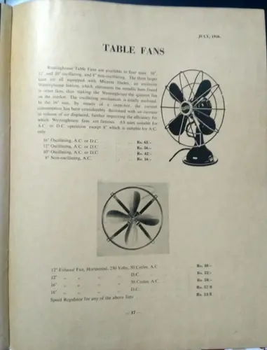Thumbnail: VINTAGE :WESTINGHOUSE APPLIANCE CATALOGUE NO 285 JULY 1936 ILLUS B/W Pg 22