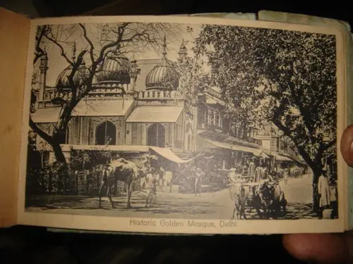 Thumbnail: INDIA RARE - PICTURE POST CARD B/W - DELHI - PRINTED IN SAXSONY - 13 IN 1 LOT