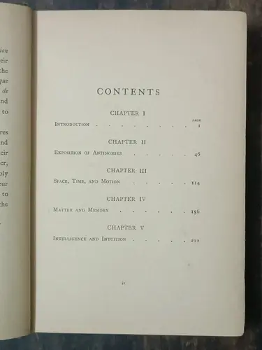 Thumbnail: THE PHILOSOPHY OF BERGSON BY A.D. LINDSAY NOV 1911 HB ENGLISH