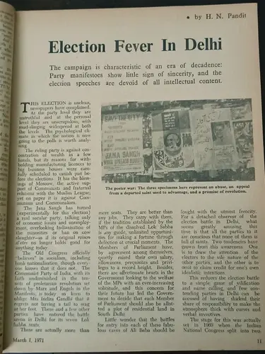 Thumbnail: INDIA MAGAZINE: CARAVAN MAR 1, 1971 ELECTION, HOLI, LATA MANGESHKAR, BACKWARD LO