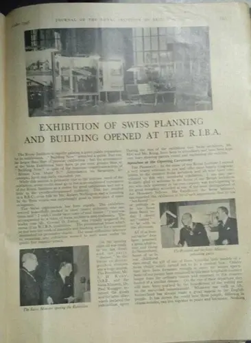 Thumbnail: VINTAGE- JOURNAL OF THE ROYAL INSTITUTE OF BRITISH ARCHITECTS 1946