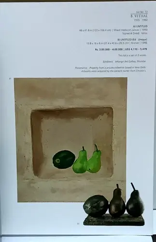 Thumbnail: ASTA GURU INDIA'S ONLINE AUCTION HOUSE CATALOGUE MODERN INDIA ART COLLECTORS CHO