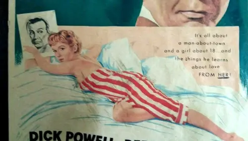 Thumbnail: INDIA RARE FILM  LOBBY CARD SUSAN SLEPT HERE 1954 , DICK POWELL , DEBBIE