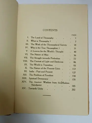 Thumbnail: VINTAGE BOOK: A THEOSOPHIST LOOKS AT THE WORLD BY N. SRI RAM IN ENGLISH 1950 HB