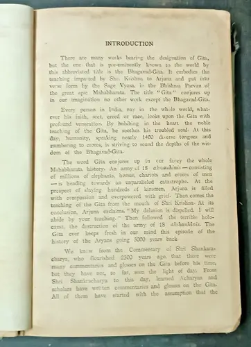 Thumbnail: SHRI BHAGAVAD GITA REVISED W/ ITS GLOSS SIDDHI DATRI BY JIVRAM KALIDAS 1937 1sT