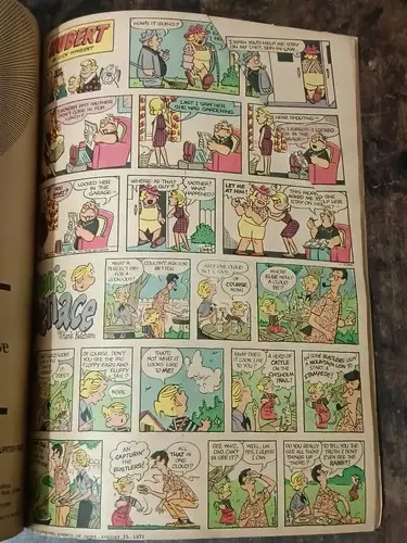 Thumbnail: COLLECTION OF COMICS STRIPS PUBLISHED IN THE ILLUSTRATED WEEKLY OF INDIA,  1971