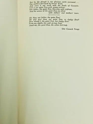 Thumbnail: VINTAG RUSSIAN BOOK IN ENGLISH: AND QUIET FLOWS THE DON BY M. SHOLOKHOV BOOK ONE