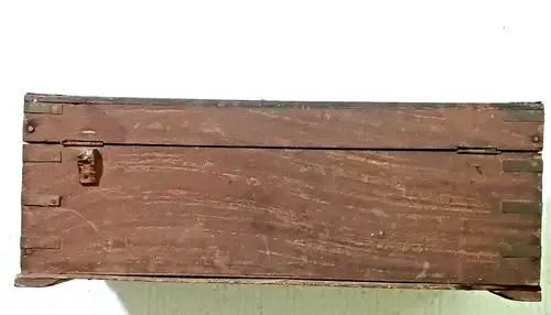 Thumbnail: INDIA VINTAGE HAND-CRAFTED WOODEN BOX MERCHANT'S CASH BOX, COIN STORAGE, COFFEE