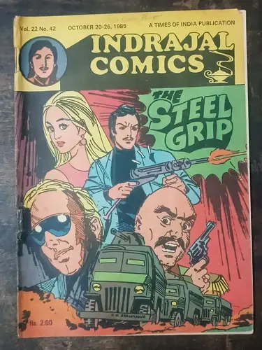 INDIA INDRAJAL COMICS IN ENGLISH BAHADUR VOL. 22 NO 27, 42, 49 SET OF 3 COMICS