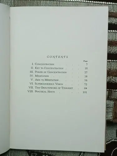 Thumbnail: CONCENTRATION AND MEDITATION BY SWAMI PARAMANANDA 1933, ENGLISH