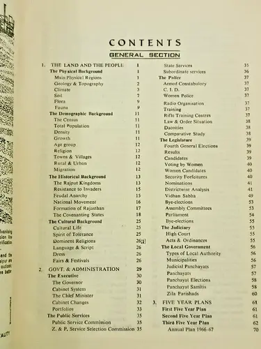 Thumbnail: INDIA VINTAGE BOOK: RAJASTHAN'S YEARBOOK & WHO'S WHO 1969 COMPLILED BY MILAP CHA