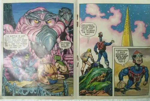 Thumbnail: INDIA PRINT ENGLISH COMICS: HE MAN MOTU THE OBELISK MATTEL ORIGINAL 1980's