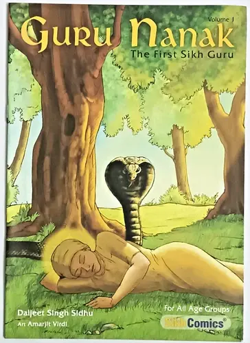 Thumbnail: INDIA PRINT SIKH COMICS: GURU NANAK THE FIRST SIKH GURU SET OF 5 VOLUME ENGLISH