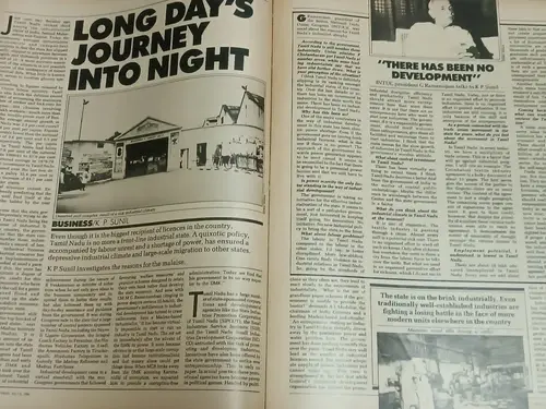 Thumbnail: THE ILLUSTRATED WEEKLY OF INDIA 1986 RAJIV KILLING PLOT LEICESTER SIKH MEN, KAP