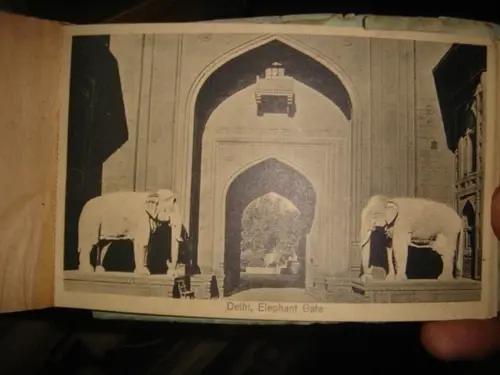 Thumbnail: INDIA RARE - PICTURE POST CARD B/W - DELHI - PRINTED IN SAXSONY - 13 IN 1 LOT