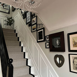Stair paneling. Hall and stars refurbishment