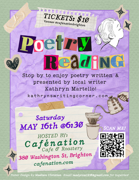 Poetry Reading ~ May 16, 2026