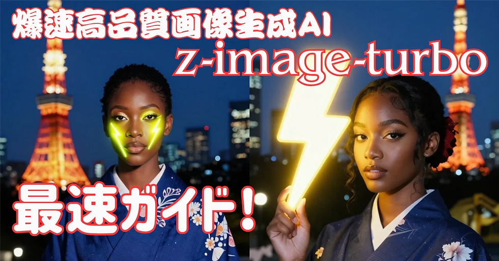 速すぎ!?Alibaba発「Z-Image-Turbo」誕生!!
