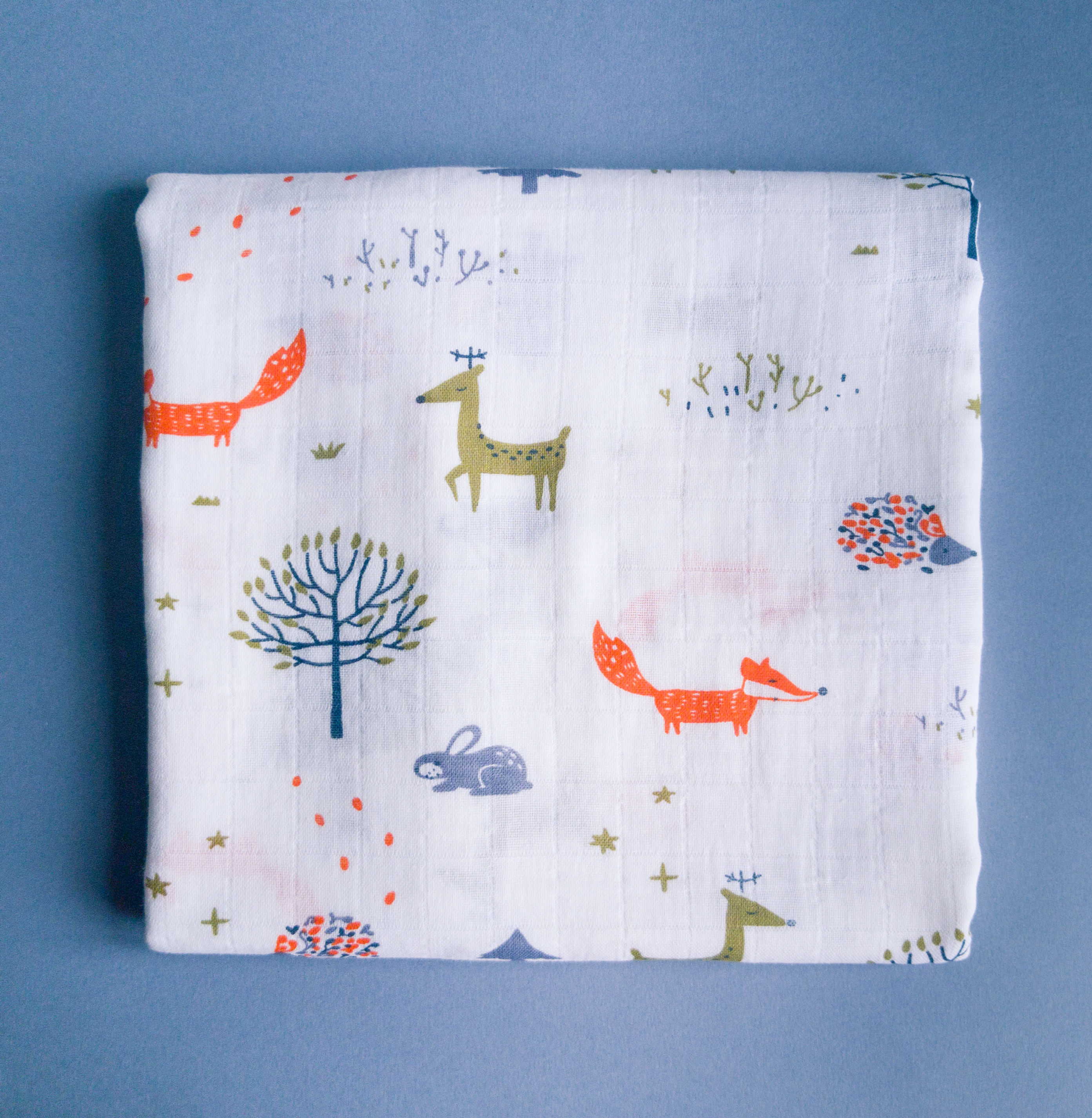 Cotton Muslin - Foxes