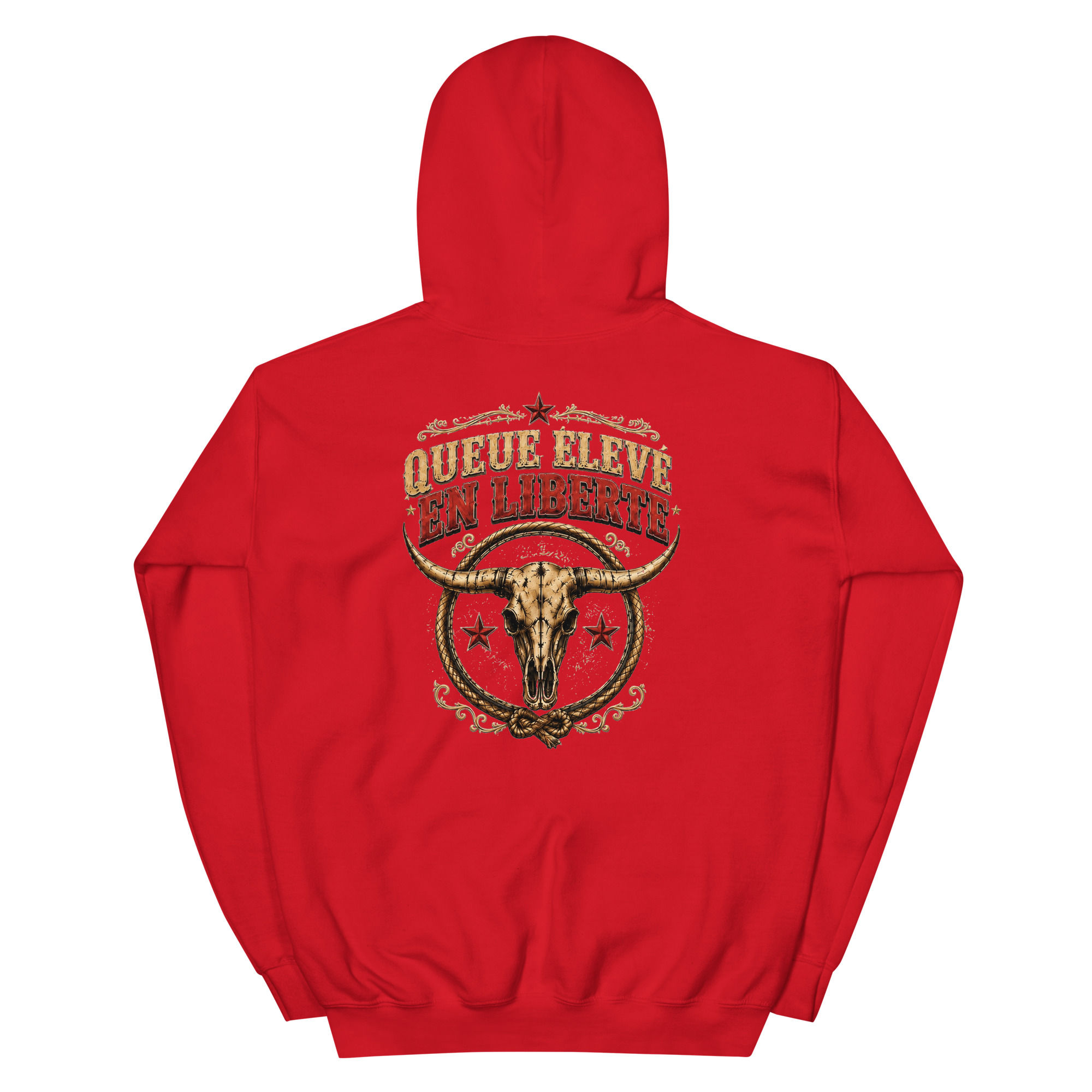 Unisex Hoodie- Queue élevé en liberté